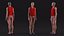 Chinese Elderly Man Underwear Style Rigged for Cinema 4D