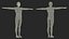 Chinese Elderly Man Underwear Style Rigged for Cinema 4D