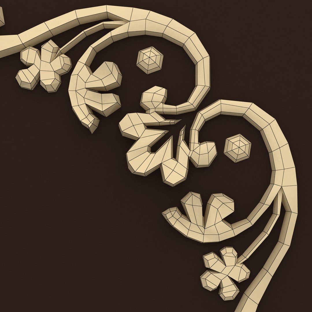 3d model decor modelled