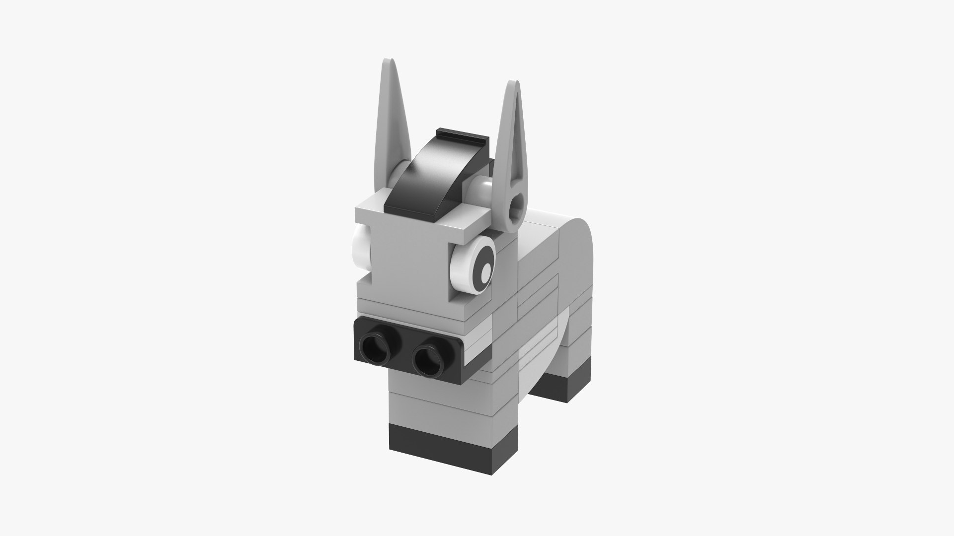 Lego Donkey Animal 3D TurboSquid 1783802