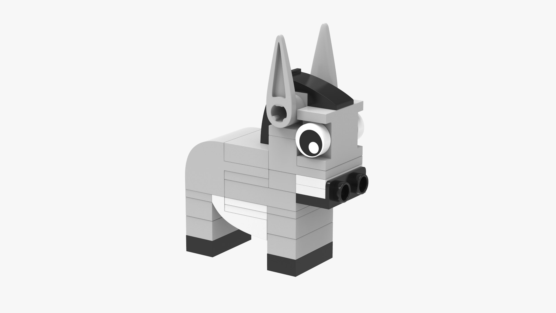 Lego Donkey Animal 3D TurboSquid 1783802