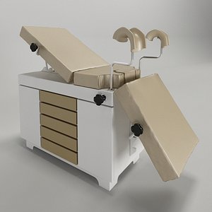 mesa exame ginecologico 3d model