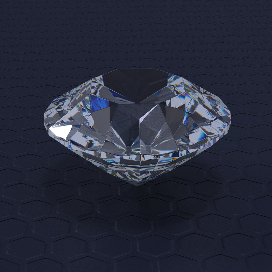 3d Diamond Materials Model