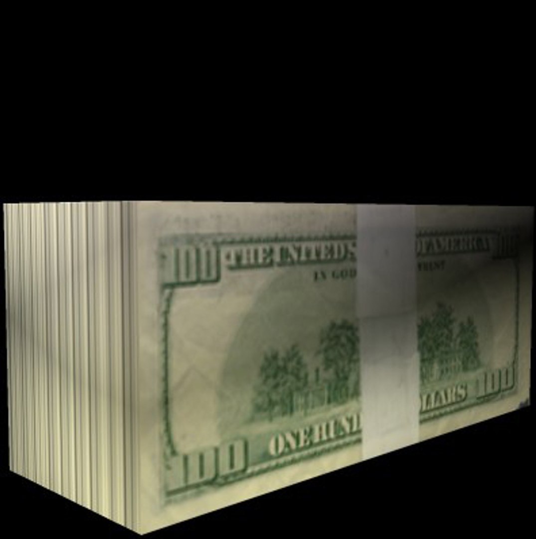3d Stack Money Cash