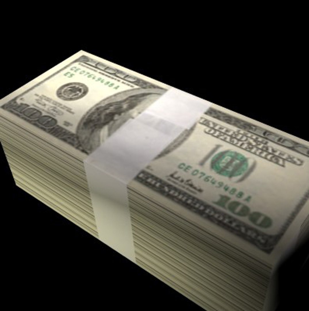 3d Stack Money Cash