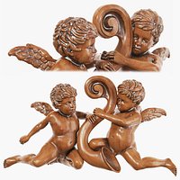 Statuette angel cupid 01