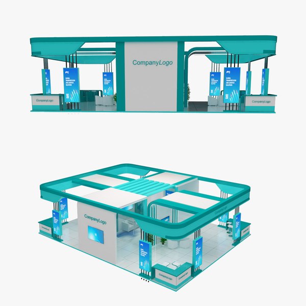 modelo 3d stands de exposición - TurboSquid 2206677