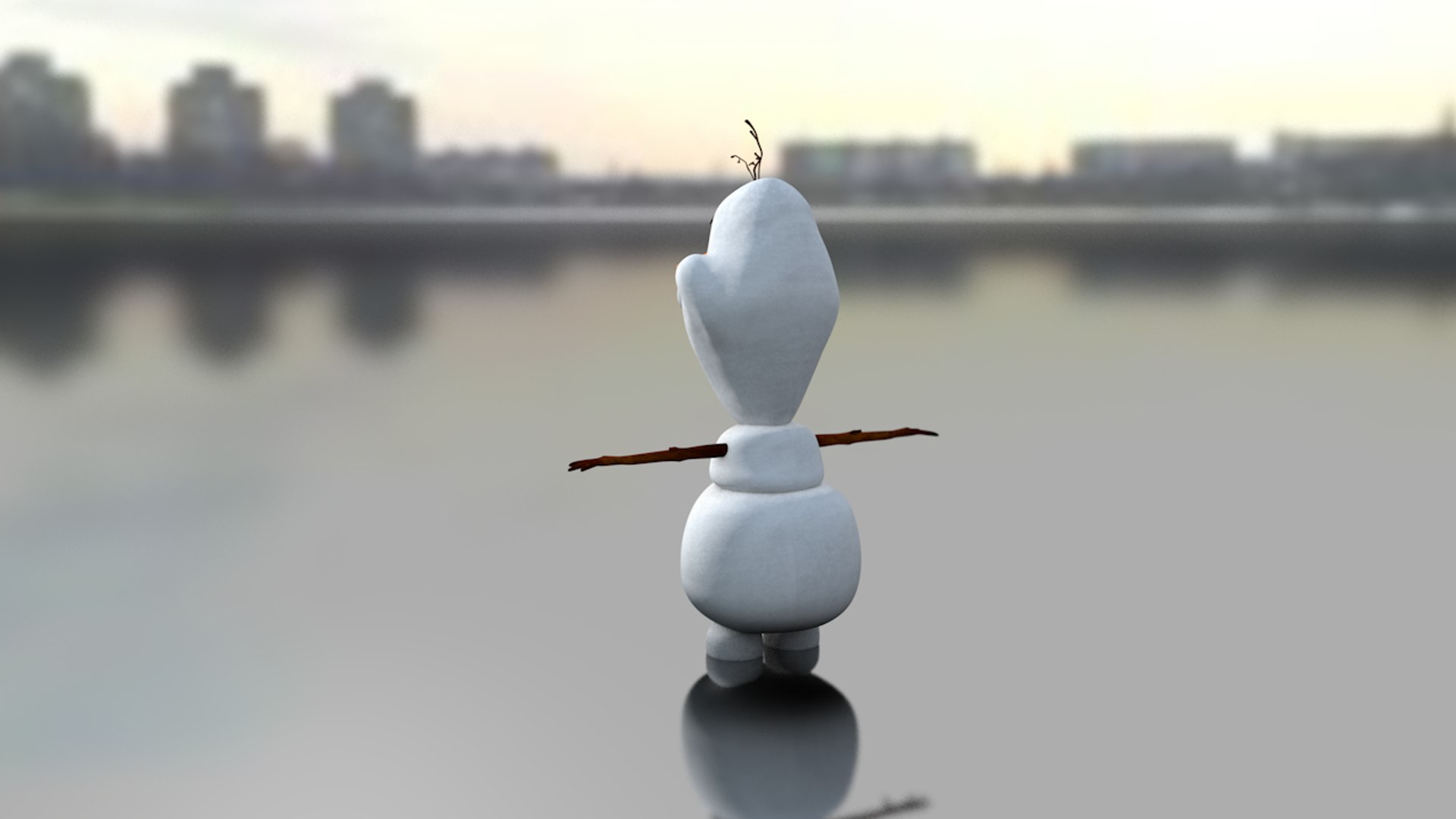 3D Olaf Frozen Model - TurboSquid 1491240