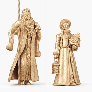 Father Frost and the Snow Maiden model