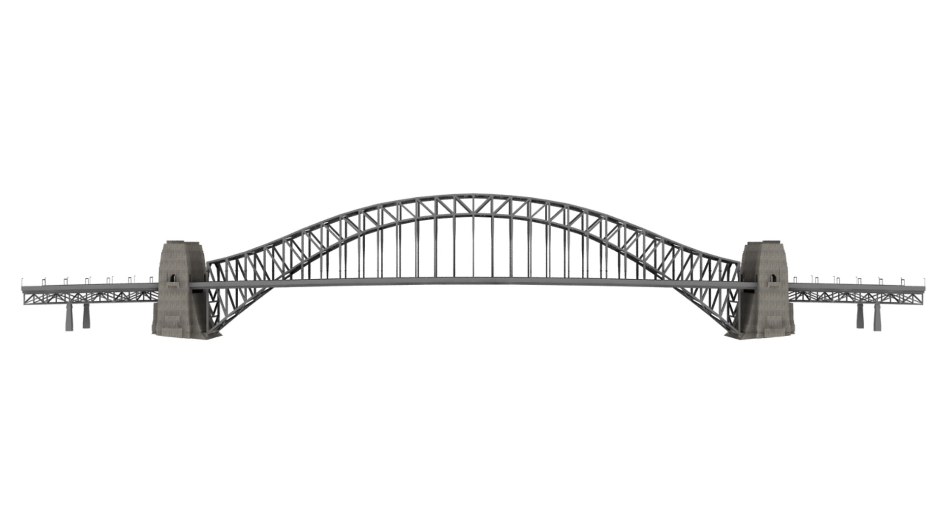 Harbour Bridge 3d Model