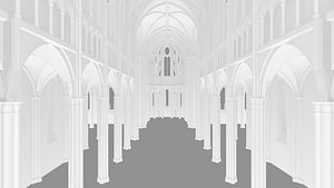 3D chartres cathedral model