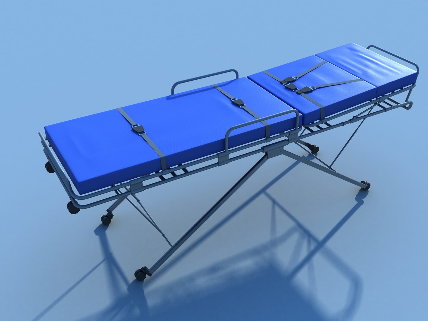 3d Ambulance Stretcher Model