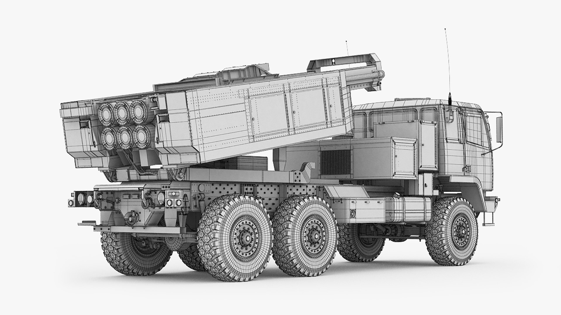 3D m142 himars army truck model - TurboSquid 1400893
