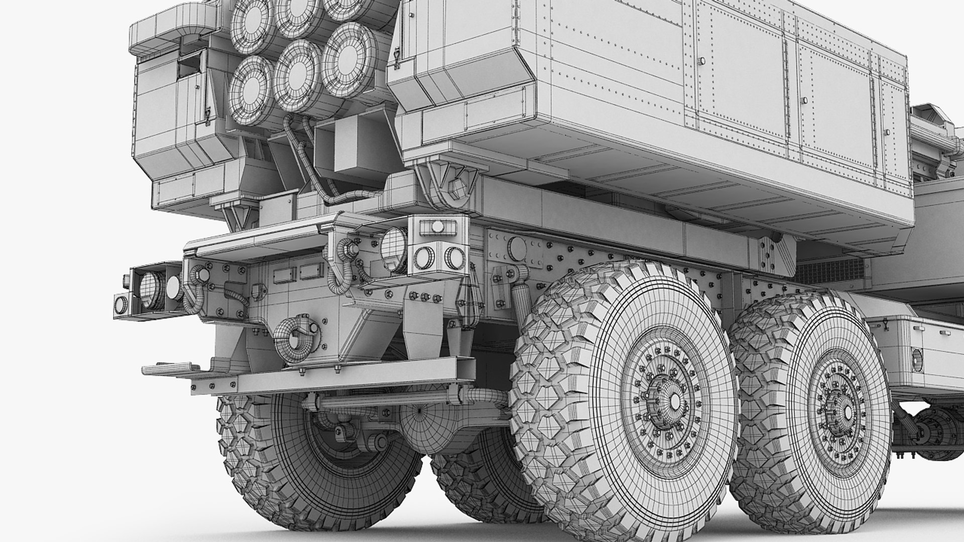 3D m142 himars army truck model - TurboSquid 1400893