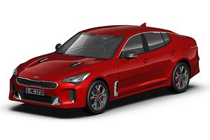 kia 2018 stinger 3D model