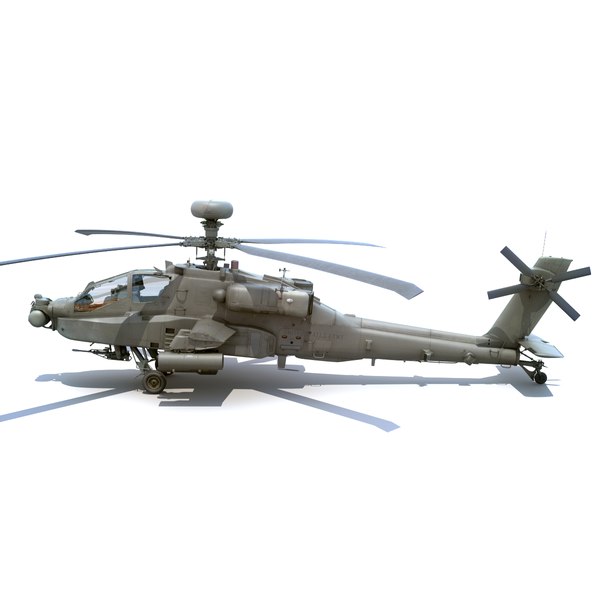 3d model boeing ah-64d apache longbow