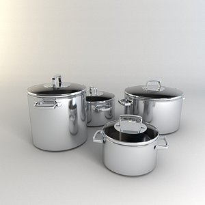 pots 3d model