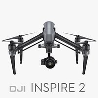 DJI Inspire 2 Rigged