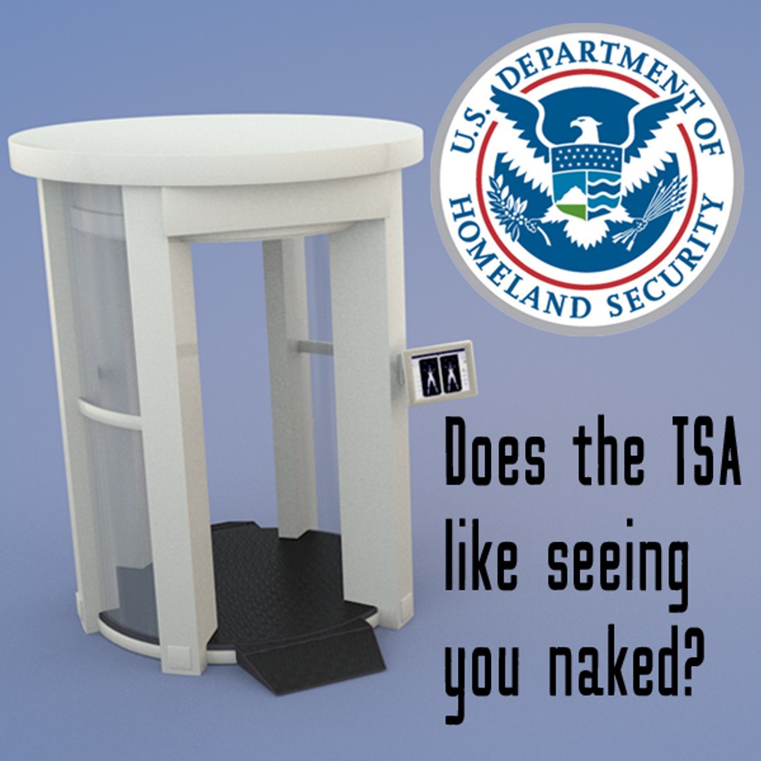 tsa body scanner 3d obj