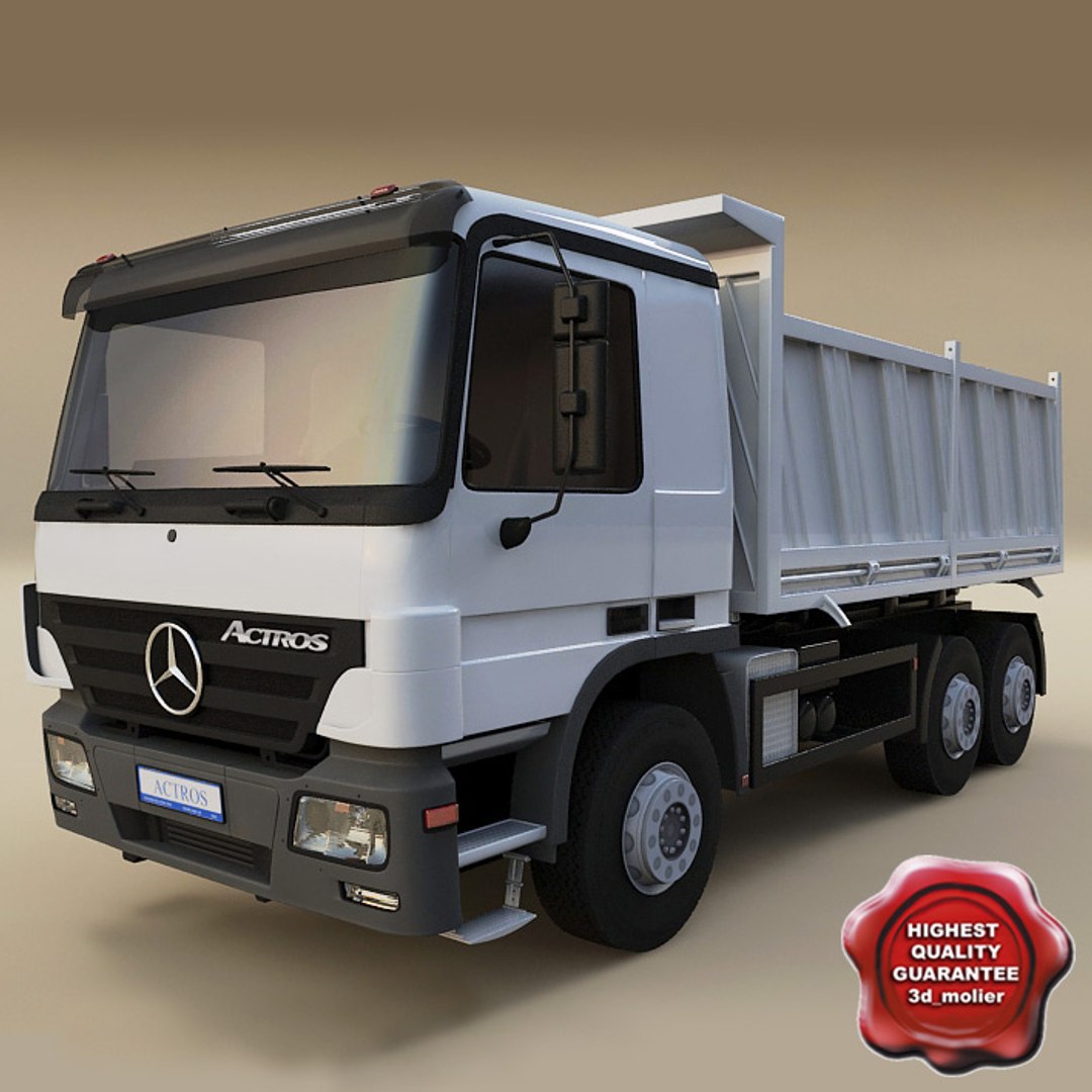 Mercedes-Benz Actros Box Truck 2009 3D model