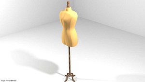 3d model fashion display