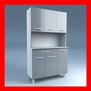 cupboards cabinet 3d model
