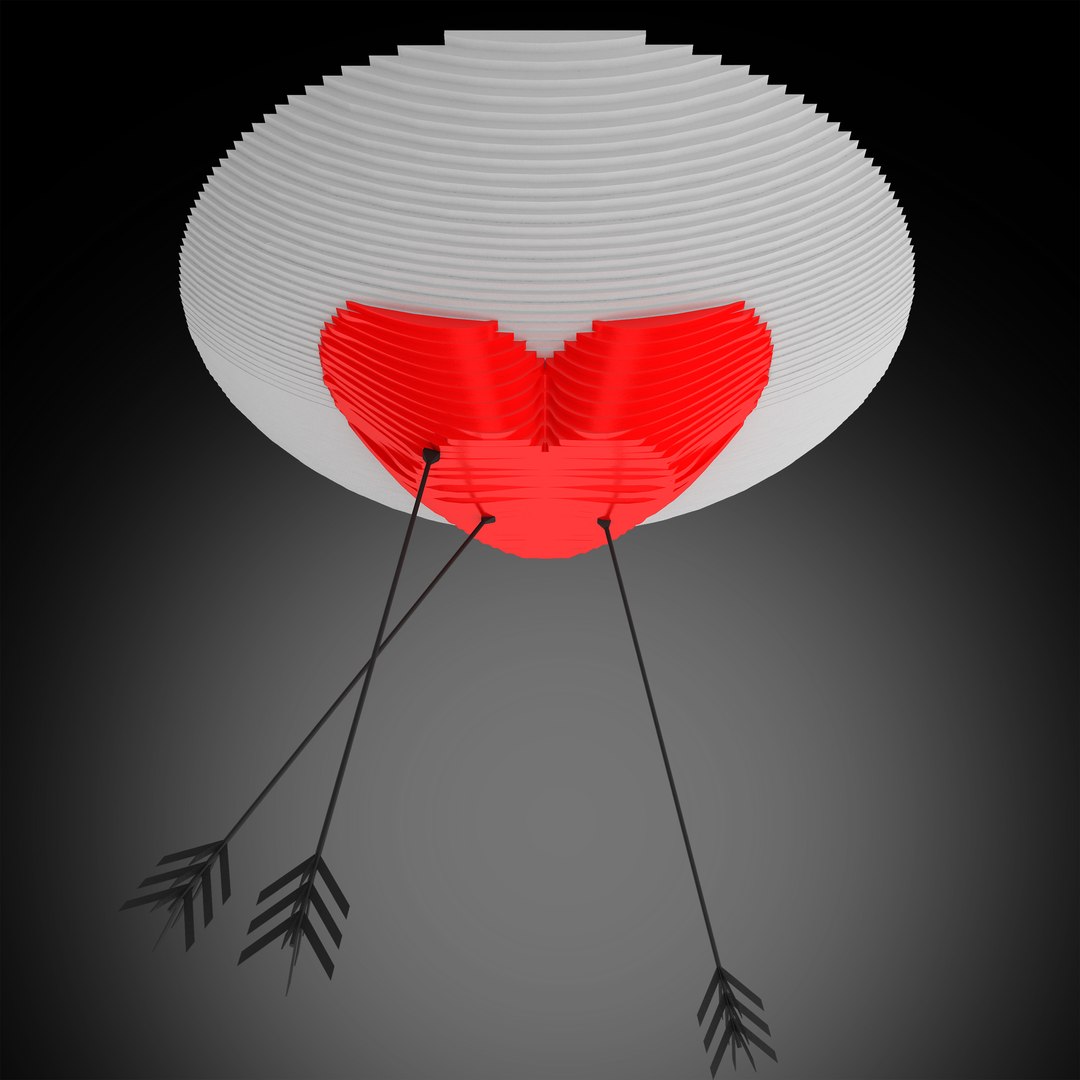 Heart Target 3d Model