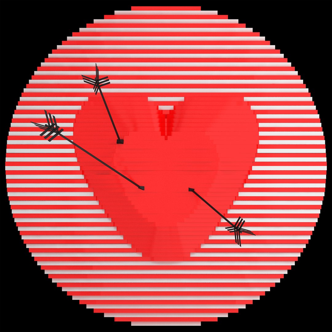 Heart Target 3d Model