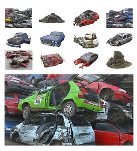 3D vehicle graveyard - car