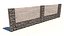 Gabion fence