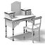 dolfi tradirional colonial classic aged lady desk