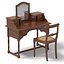 dolfi tradirional colonial classic aged lady desk