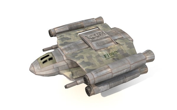 modelo 3d Nave espacial de combate de baja poli gratis - TurboSquid 1656552