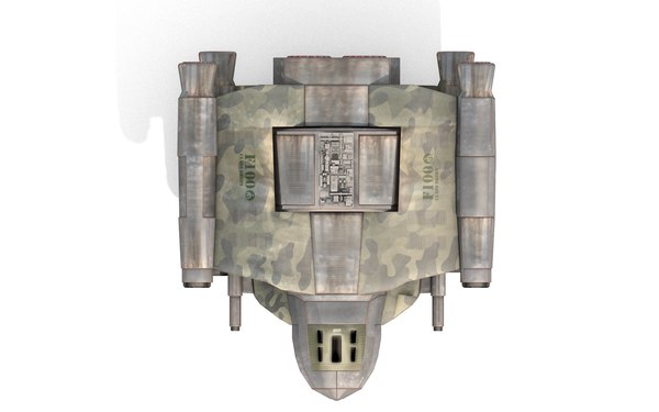 modelo 3d Nave espacial de combate de baja poli gratis - TurboSquid 1656552