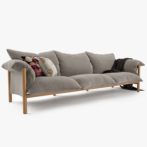 3d model of jardan wilfred sofa