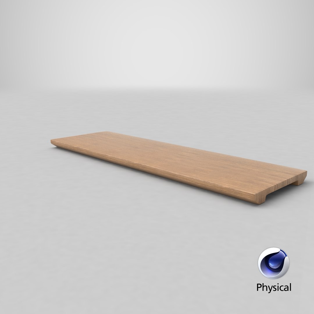 Realistic Notch Wood Server 3D Model - TurboSquid 1465020