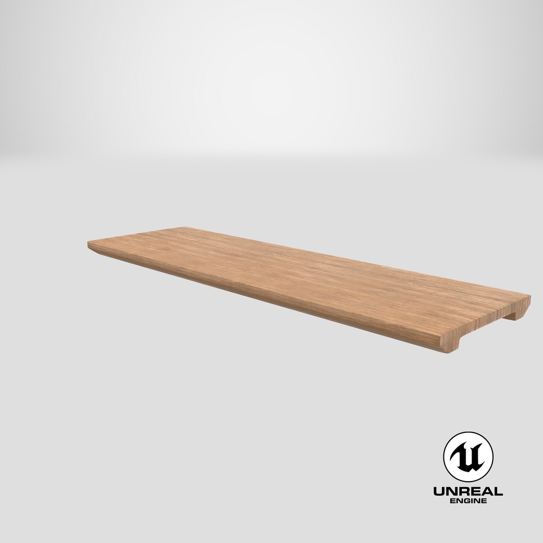 Realistic Notch Wood Server 3D Model - TurboSquid 1465020