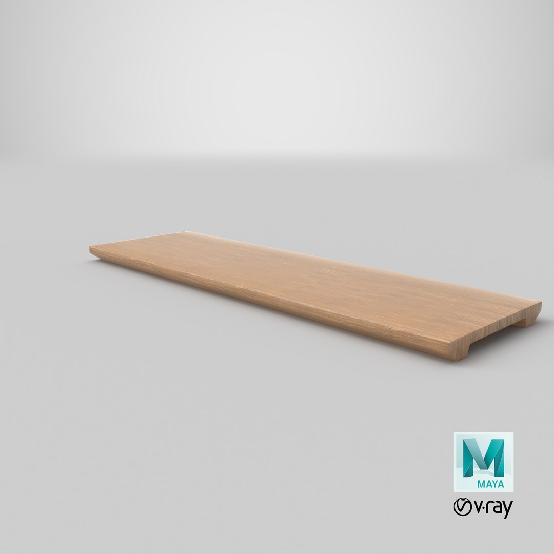 Realistic notch wood server 3D model - TurboSquid 1465020