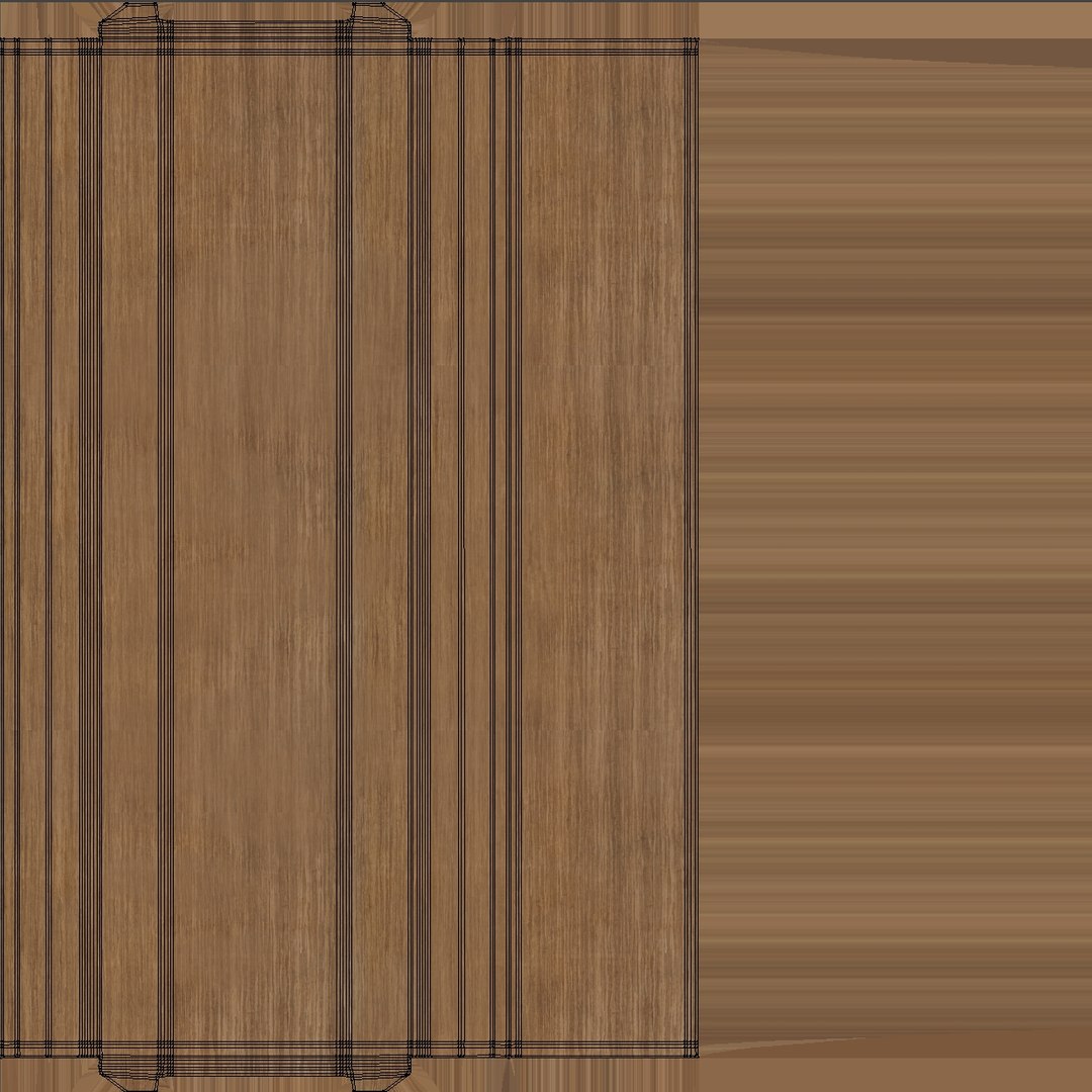 Realistic Notch Wood Server 3D Model - TurboSquid 1465020