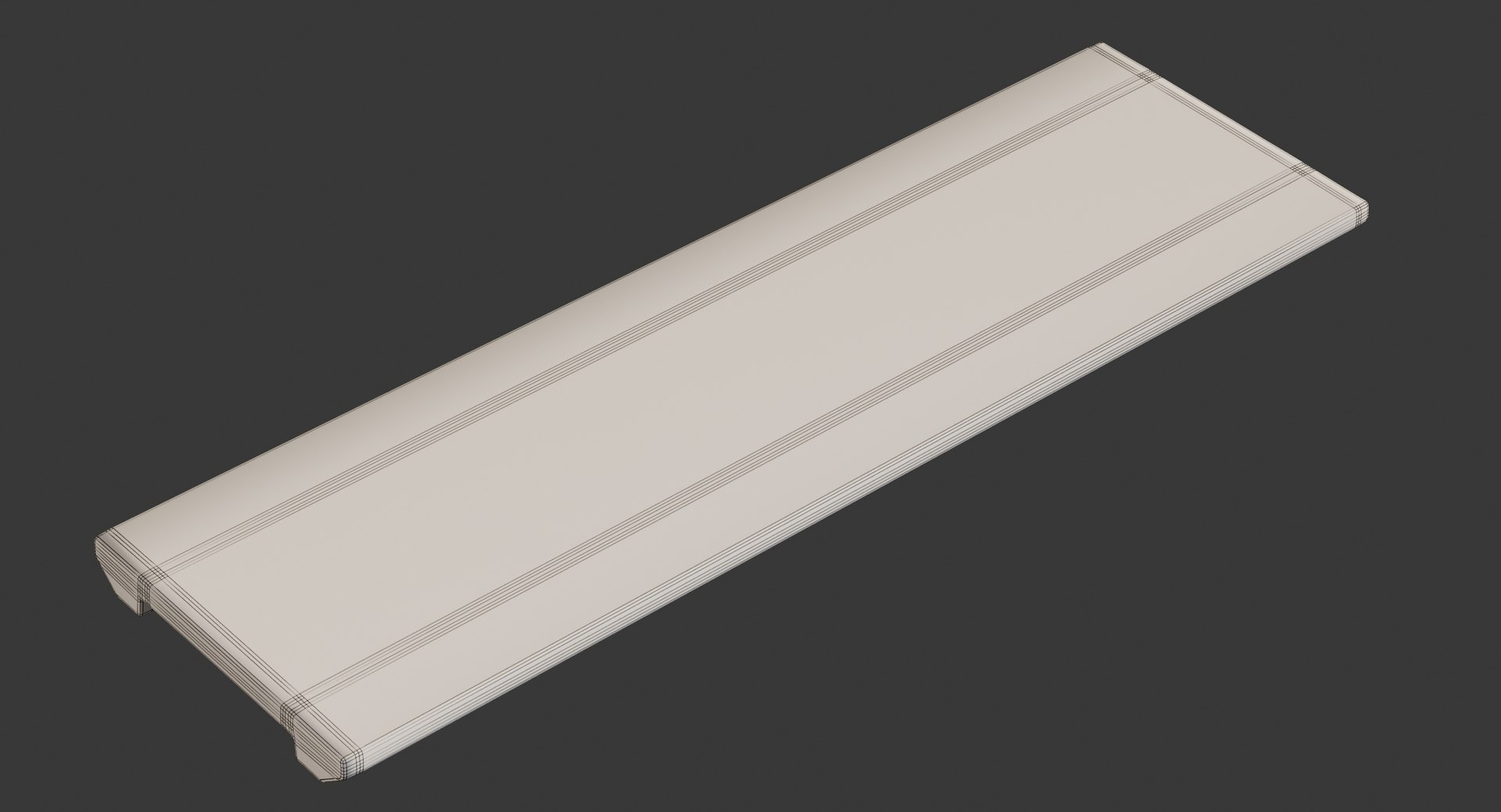 Realistic Notch Wood Server 3D Model - TurboSquid 1465020