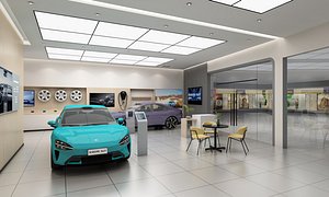 Xiaomi Car Dealership 3D model