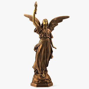 Heavens Angel Cast Bronze 3D model