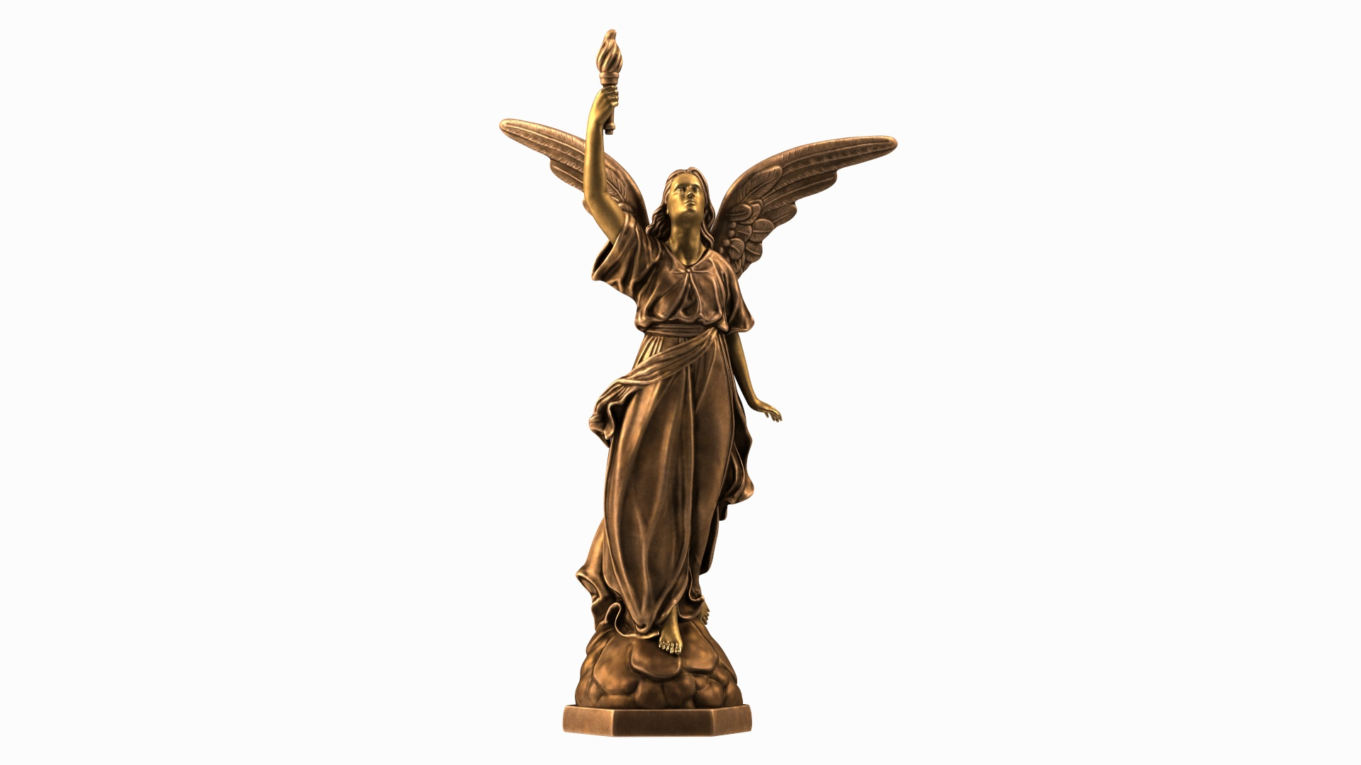 Heavens Angel Cast Bronze 3D Model - TurboSquid 2028392