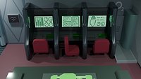 Among us 3D skeld map rigged crewmates