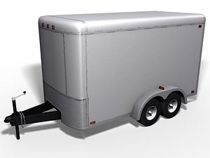 tow trailer 3d model