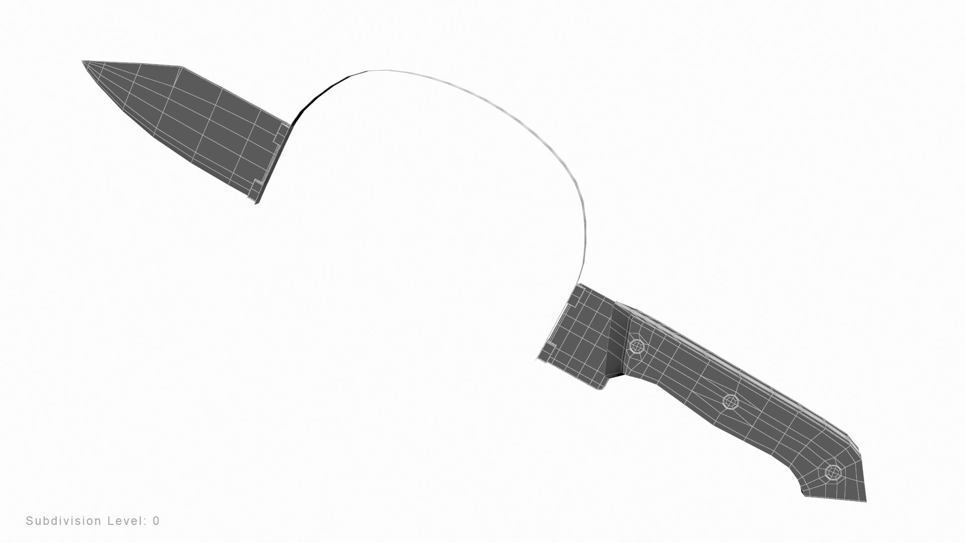 Halloween Headband Fake Knife Model TurboSquid 1448918