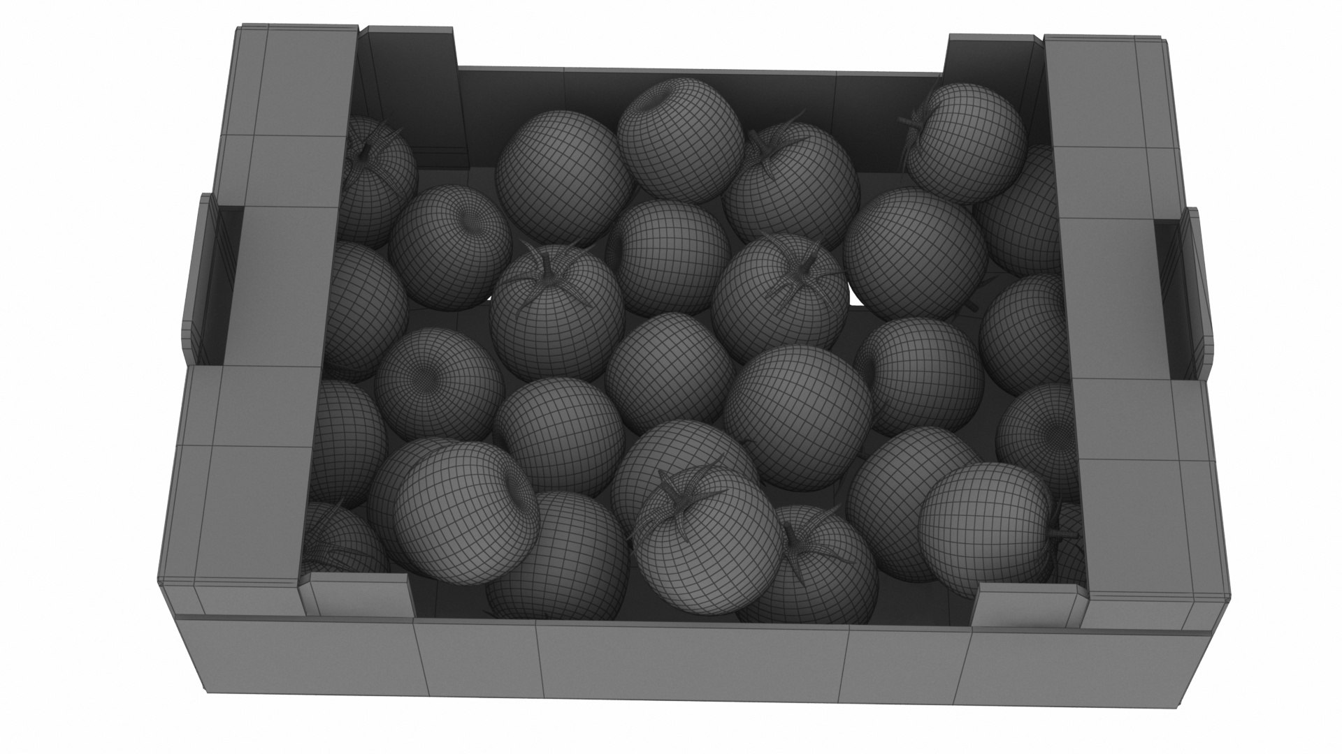 Fruit Cardboard Box Withs 3D Model TurboSquid 1542575