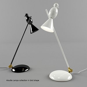 Aloutte Lamps collection in bird shape