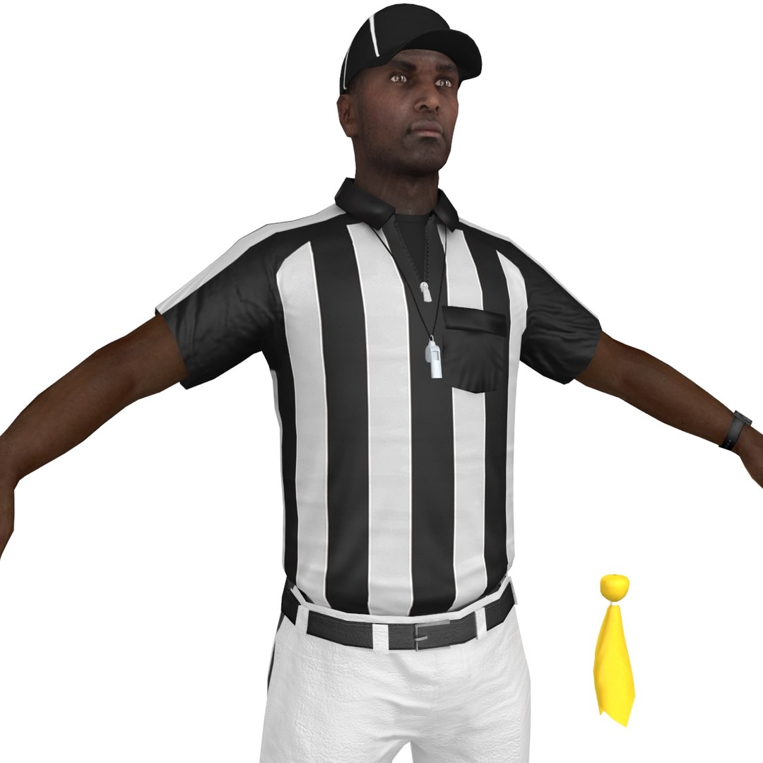 3D Football Referee Model - TurboSquid 1299872