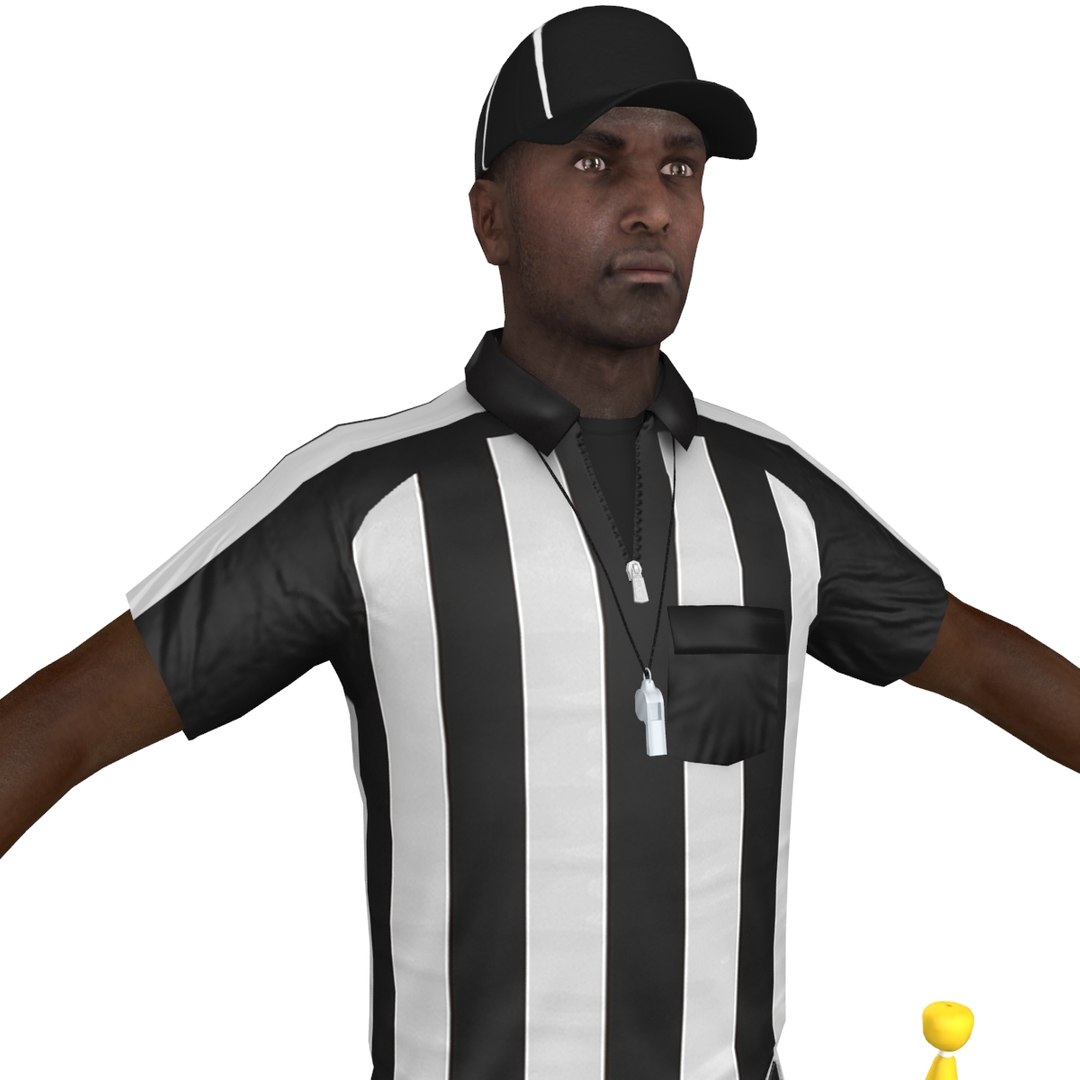3D Football Referee Model - TurboSquid 1299872